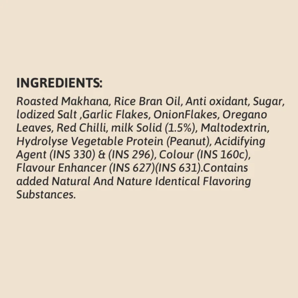 cheese herbs makhana flavoured roasted foxnuts ingredients cheese herbs makhana flavoured roasted foxnuts ingredients