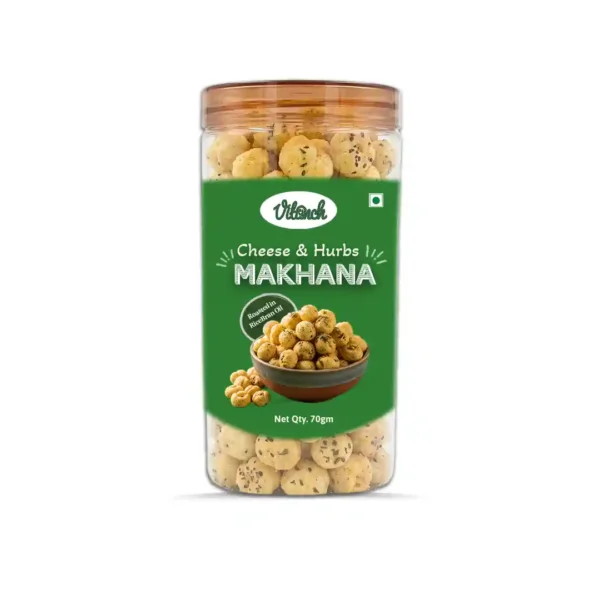 cheese herbs makhana flavoured roasted foxnuts vitunch foods cheese herbs makhana flavoured roasted foxnuts vitunch foods