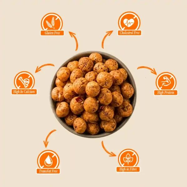 peri peri makhana roasted foxnuts benefits