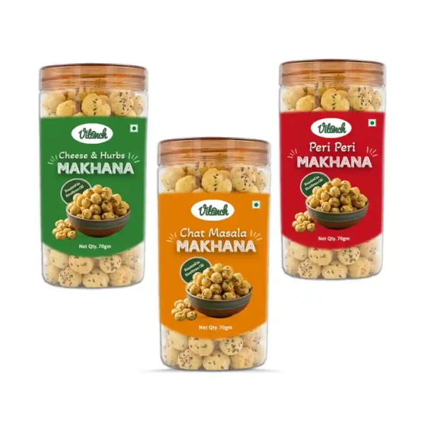 chatpata masala & cheese herbs makhana combo