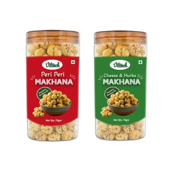 peri peri & cheese herbs makhana combo peri peri & cheese herbs makhana combo